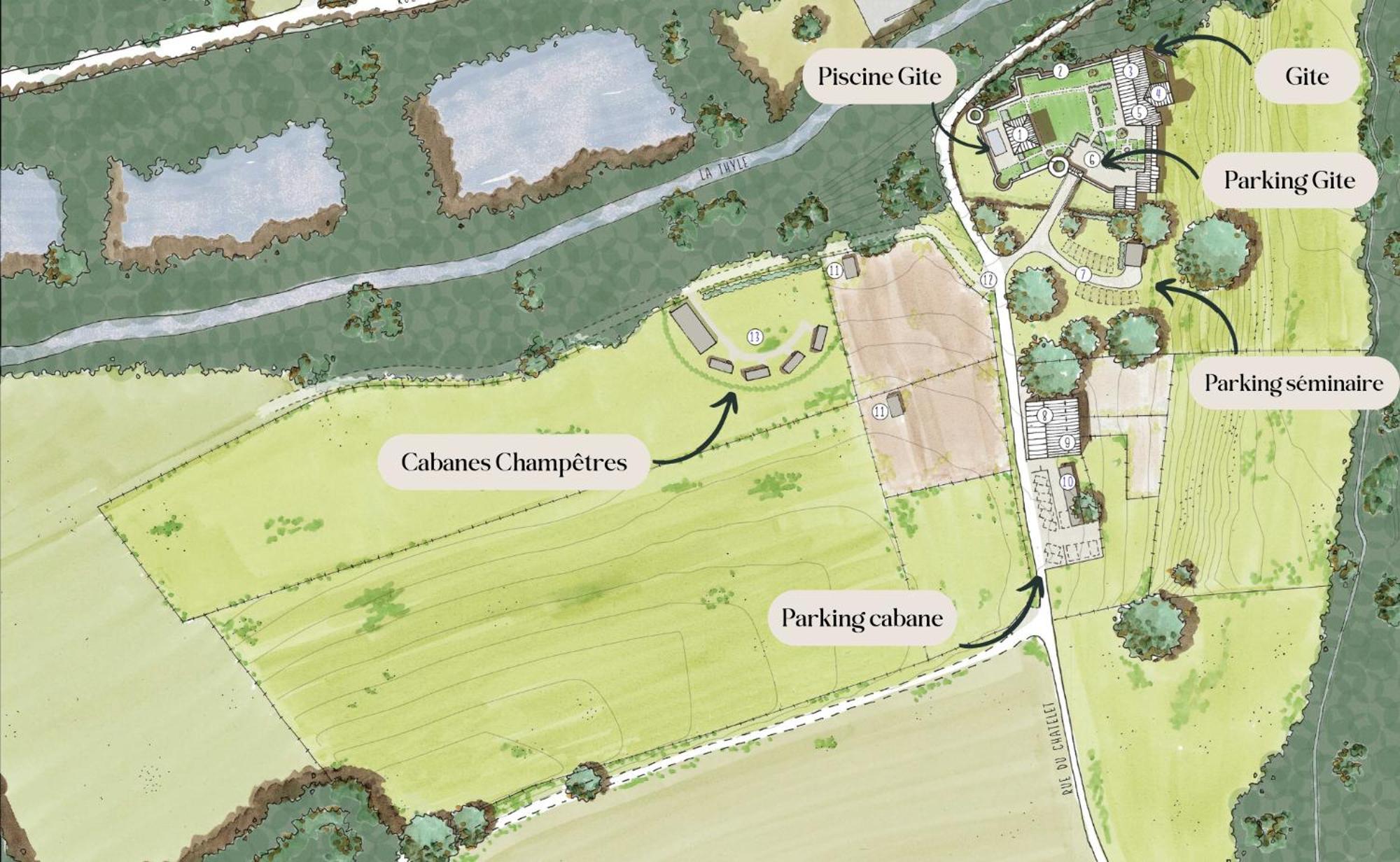 Les Cabanes Champetres - Le Domaine Des Trois Tilleuls Villers-la-Ville Exterior foto